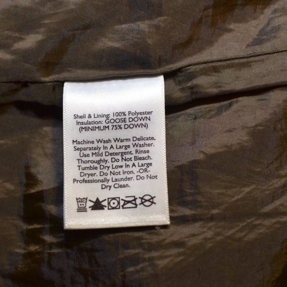 Eddy Bauer Size XL Premium Goose Down 3/4 Coat - Picture 6 of 6